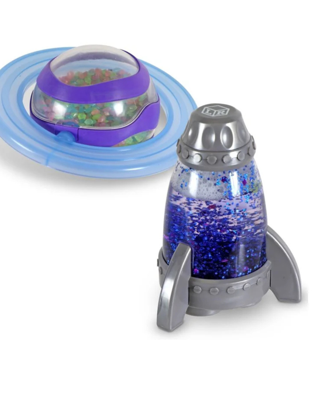 Learning Resources – Vesmírný senzorický set – svítící fidget hračky (Soothing Space Sensory Fidget Set) 1